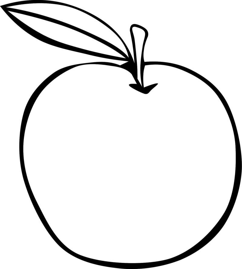 Apple Food Fruit Stickdatei – Essen & Trinken