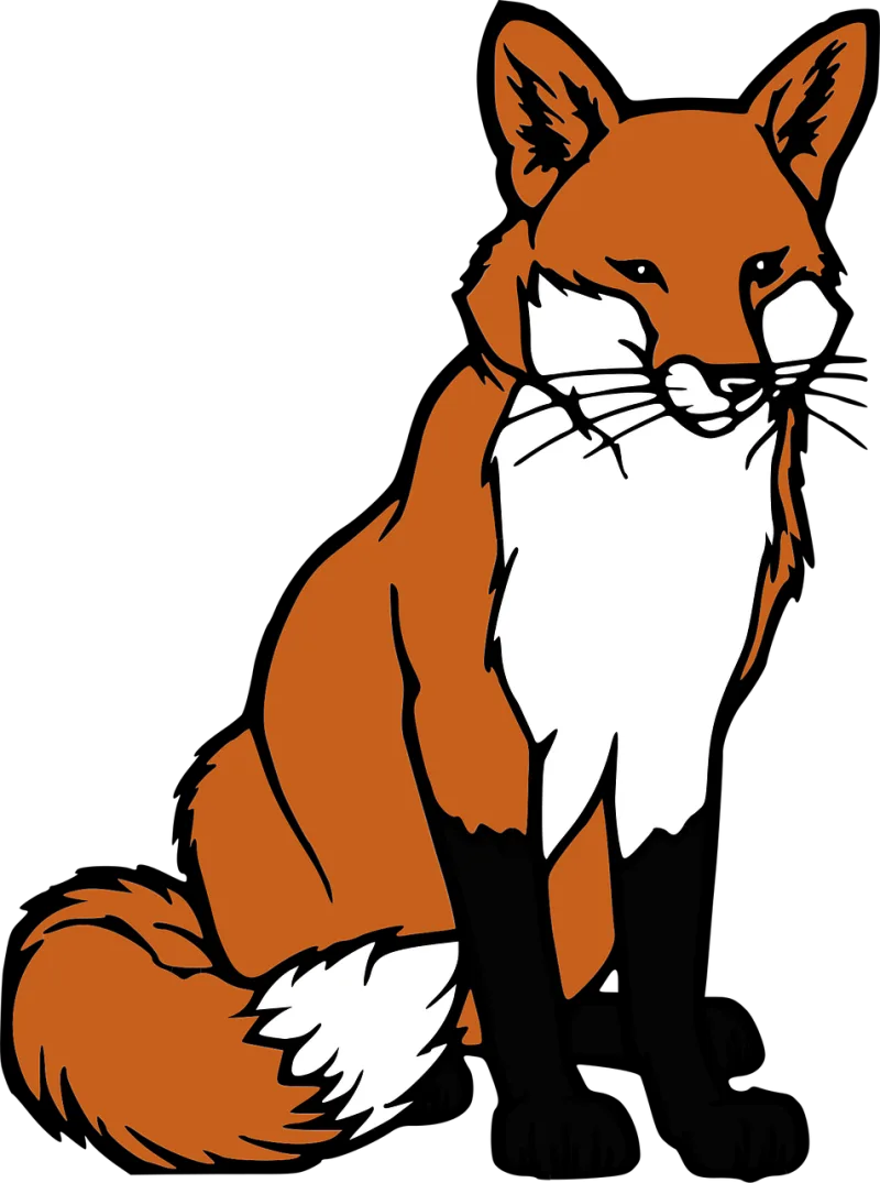 Fox Red fox Creature Stickdatei – Tiere