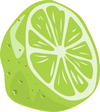 Lime Fruit Food Stickdatei