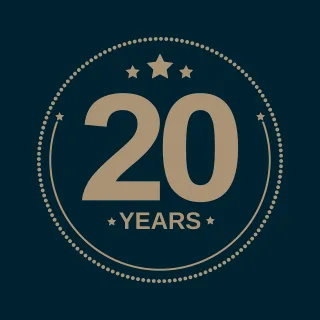 Anniversary Holiday 20 years Stickdatei