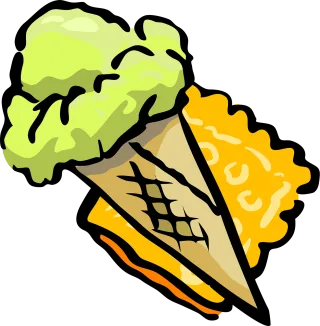 Cone Ice Cream Stickdatei