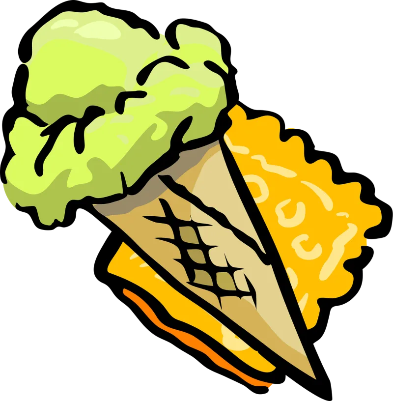 Cone Ice Cream Stickdatei – Essen & Trinken