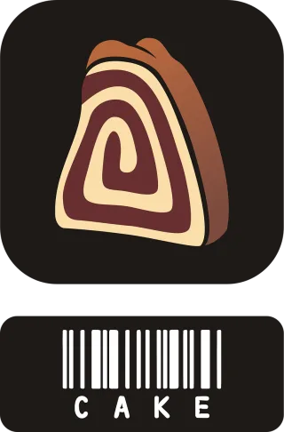 Cake Marble Slice Stickdatei