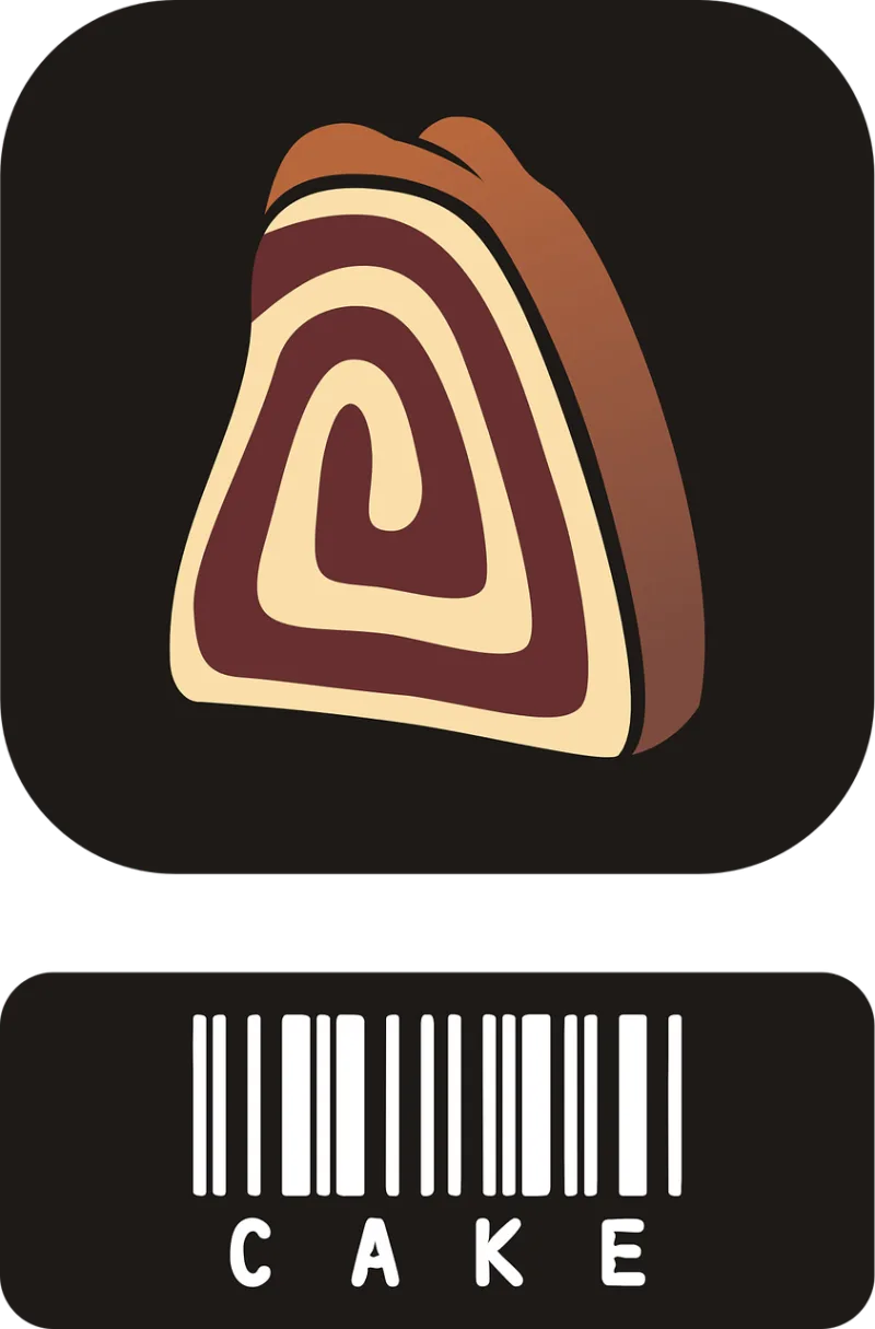 Cake Marble Slice Stickdatei – Essen & Trinken