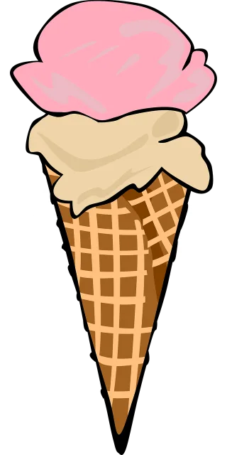 Ice creams Layered Dessert Stickdatei
