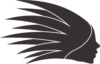 Face Profile Sharp hair Stickdatei
