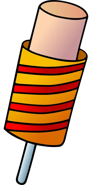 Push up Ice cream Popsicle Stickdatei