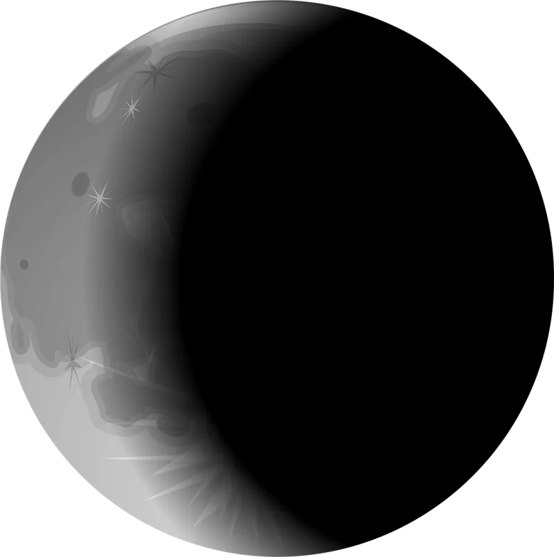 Moon Phase Lunar Stickdatei – Natur