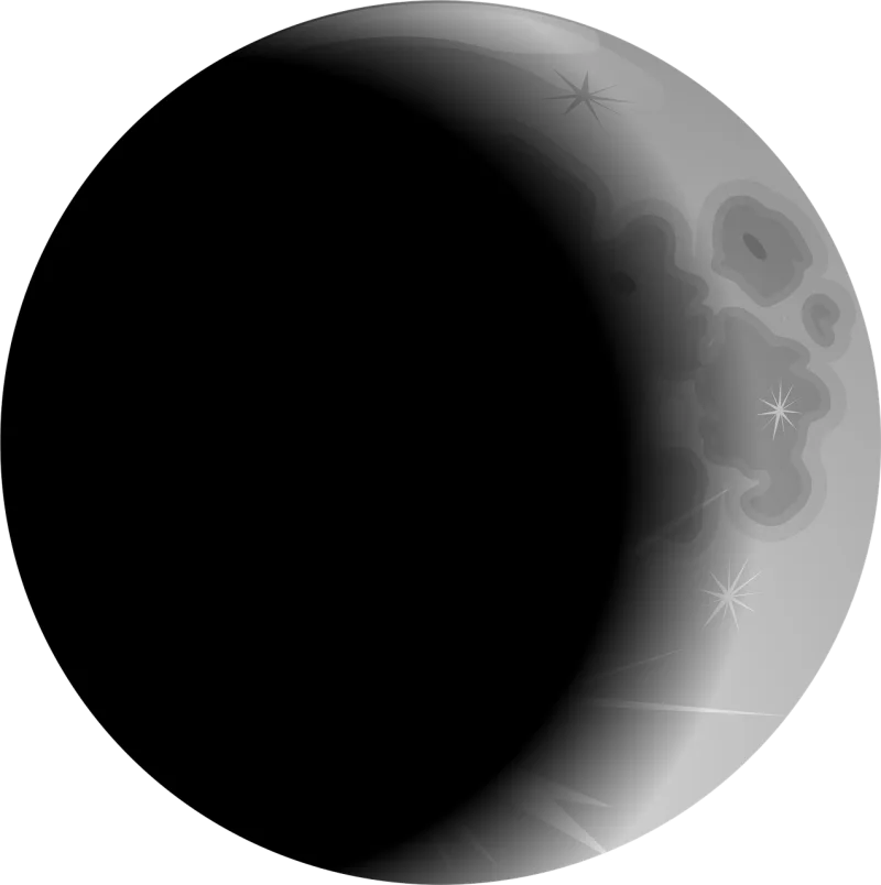 Moon Lunar Phases Stickdatei – Natur