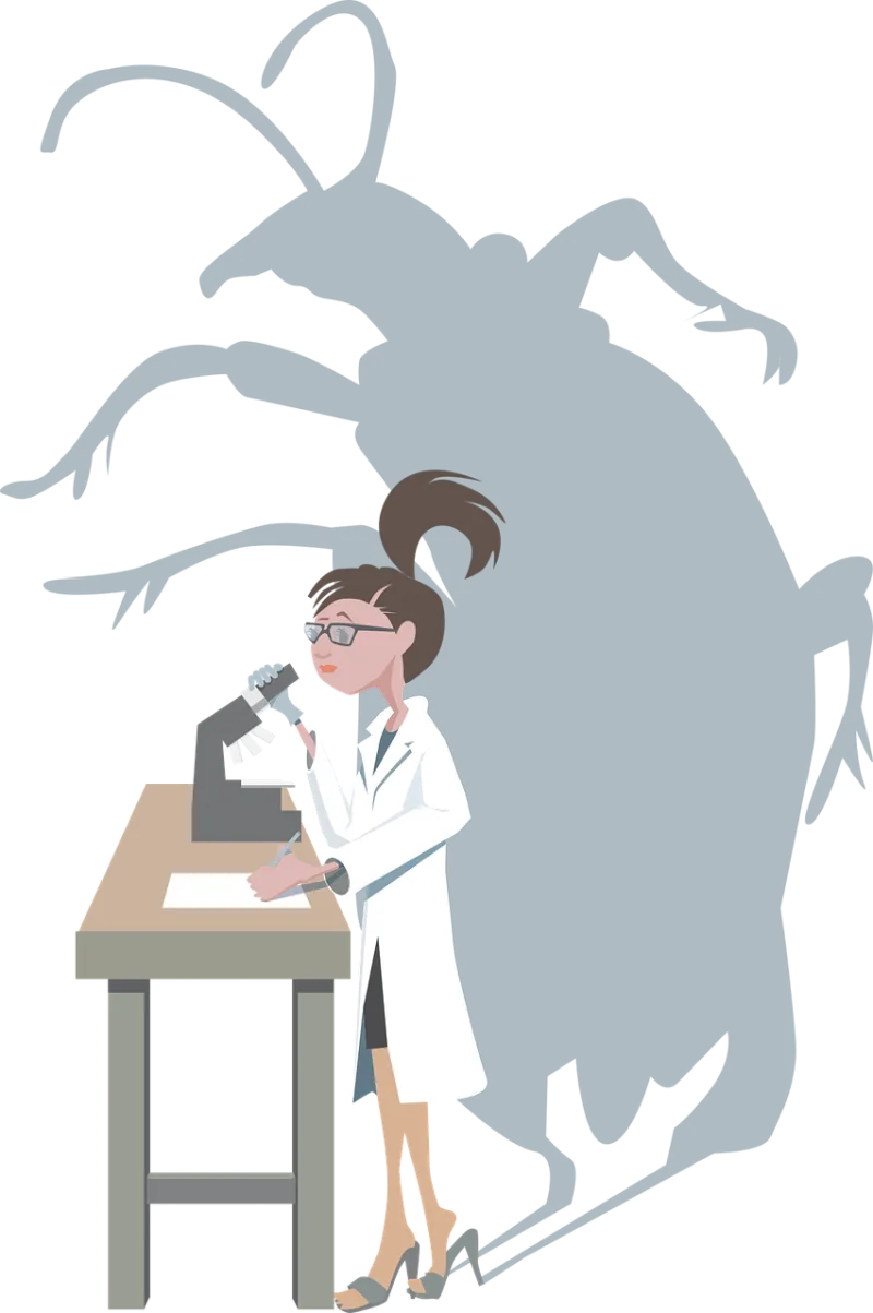 Bug Research Female Stickdatei – Tiere