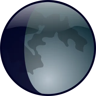 Lunar phase Moon Earth Stickdatei