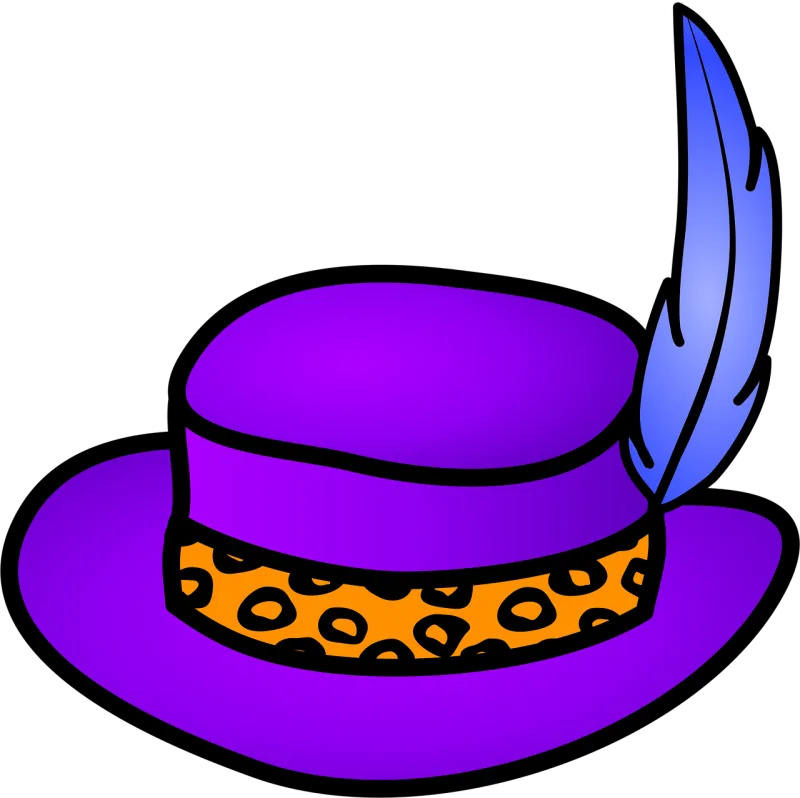 Pimp hat Pimps Gangster Stickdatei – Natur