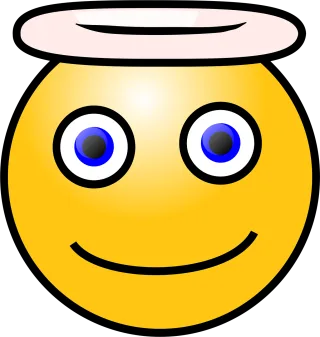 Smiley Angel Symbol Stickdatei
