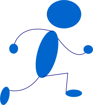 Stickman Stick figure Running Stickdatei