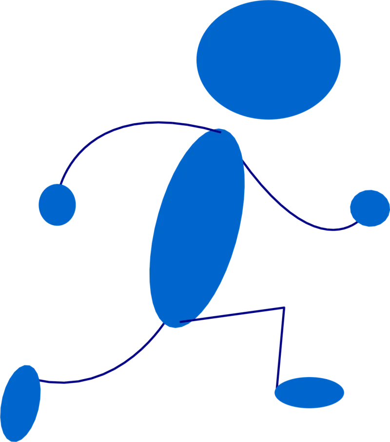 Stickman Stick figure Running Stickdatei – Sport