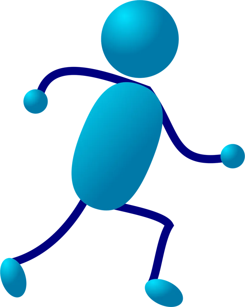 Stickman Stick figure Run Stickdatei – Sport