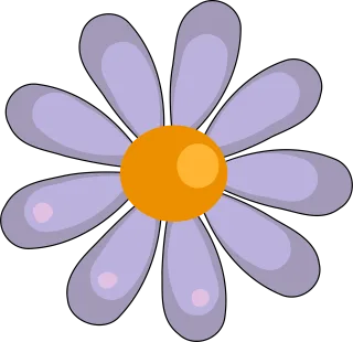 Daisy Flower White Stickdatei