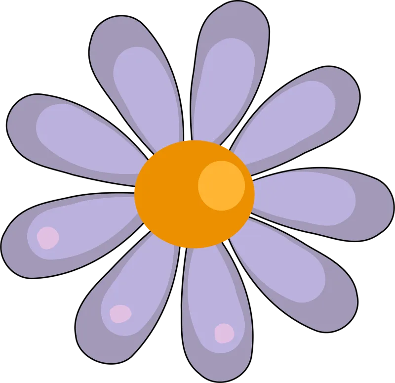 Daisy Flower White Stickdatei – Blumen
