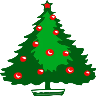 Christmas Tree Evergreen Stickdatei