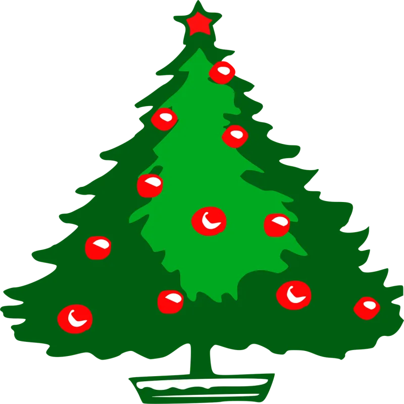 Christmas Tree Evergreen Stickdatei – Weihnachten