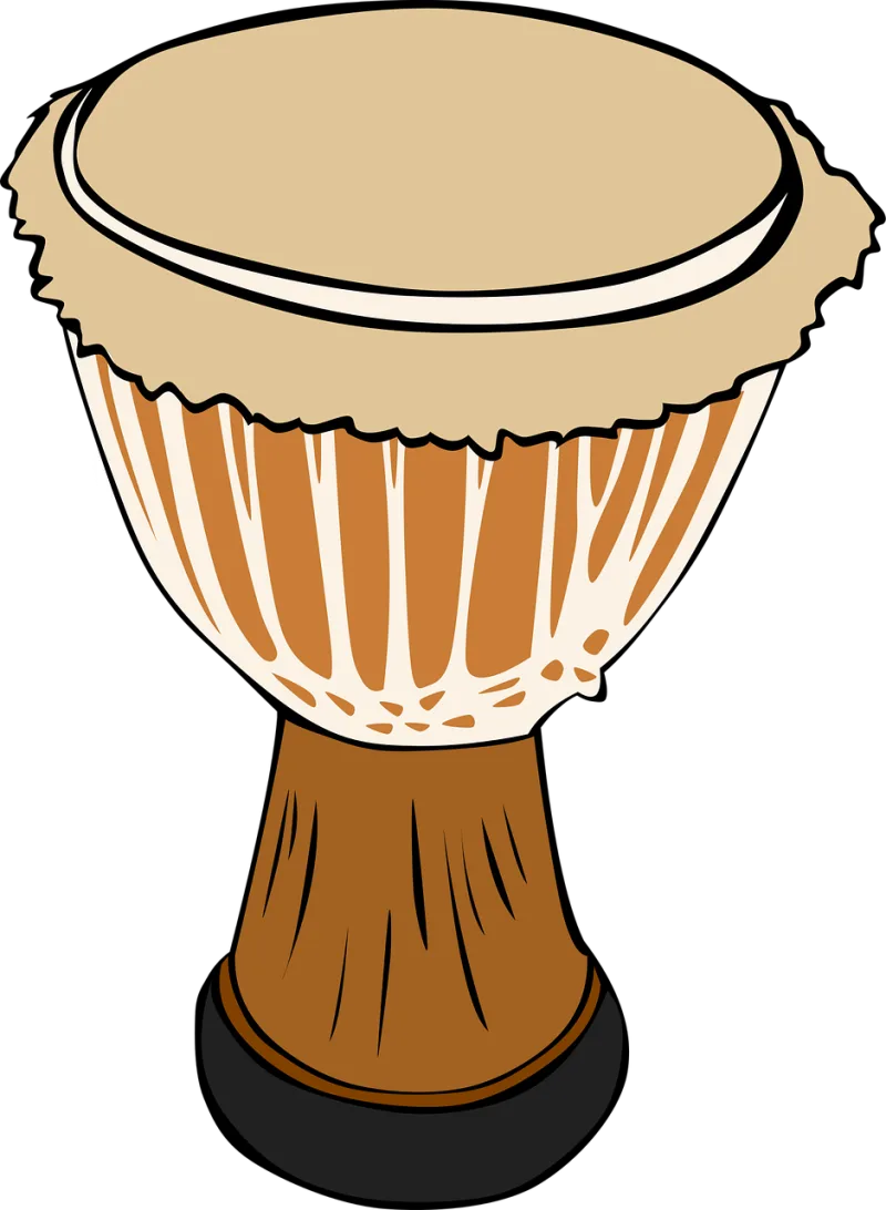 Drum Percussion Instrument Stickdatei – Musik