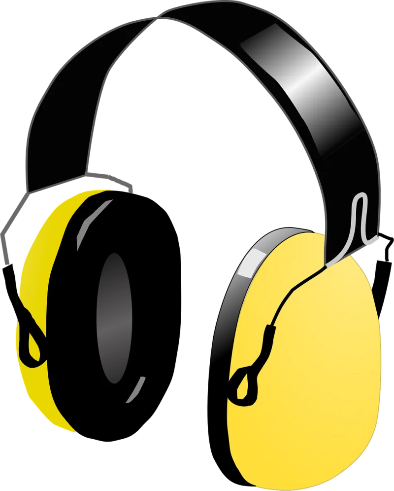Ear protection Hearing protection Headphones Stickdatei – Musik