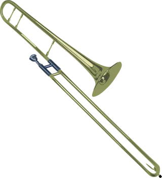 Trombone Brass Musician Stickdatei