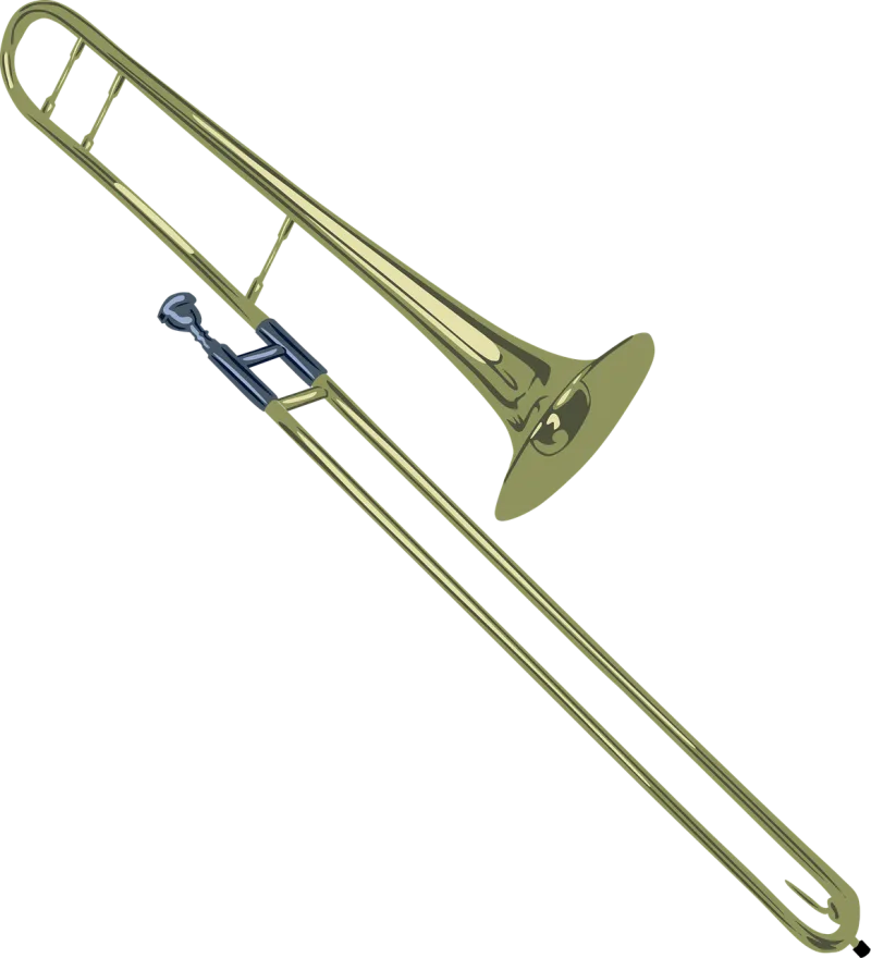 Trombone Brass Musician Stickdatei – Musik