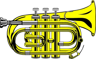 Trumpet Music Brass Stickdatei