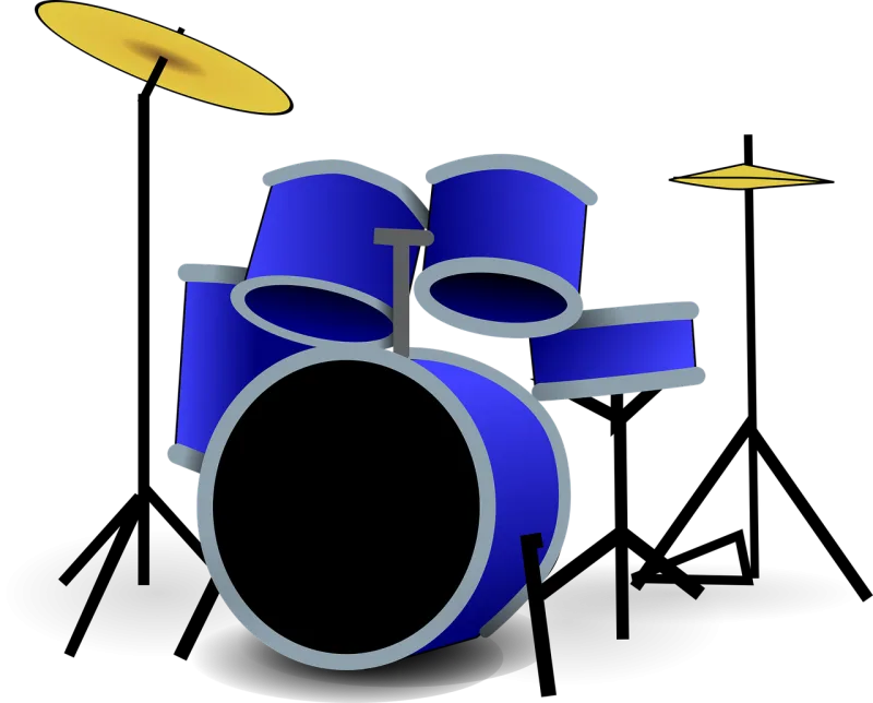 Drums Music Cymbal Stickdatei – Musik