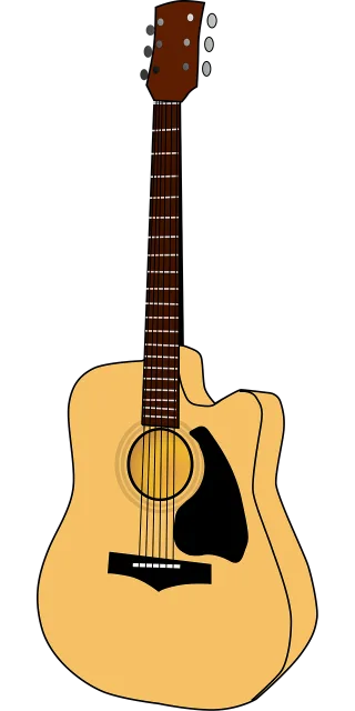 Guitar Music Instrument Stickdatei