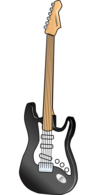 Guitar Electric Music Stickdatei