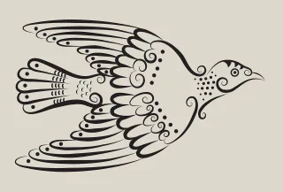 Pigeon Bird Animal Stickdatei