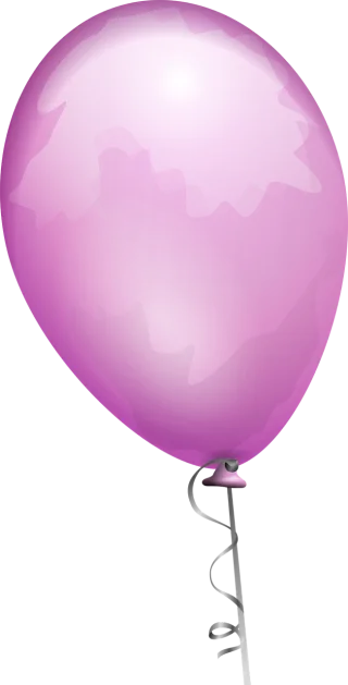 Balloon Happy birthday Purple Stickdatei