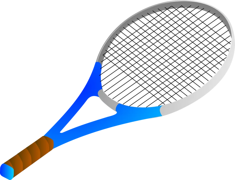 Bat Tennis Blue Stickdatei – Sport