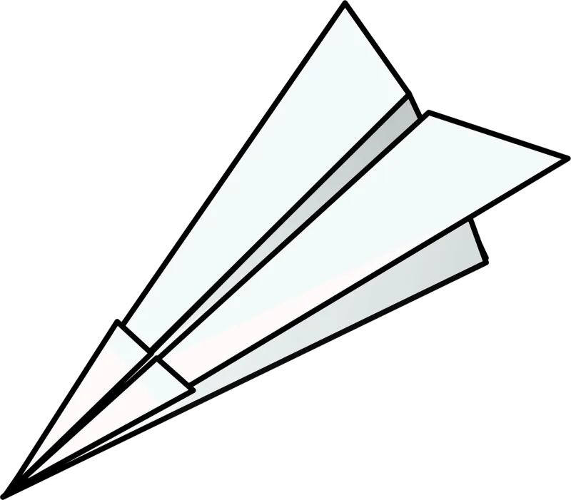 Origami Paper Airplane Stickdatei – Kinder