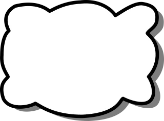 Speech Bubble Blank Stickdatei – Musik
