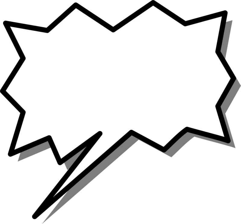 Speech Box Shape Stickdatei – Kinder