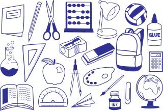School Back to school Education Stickdatei