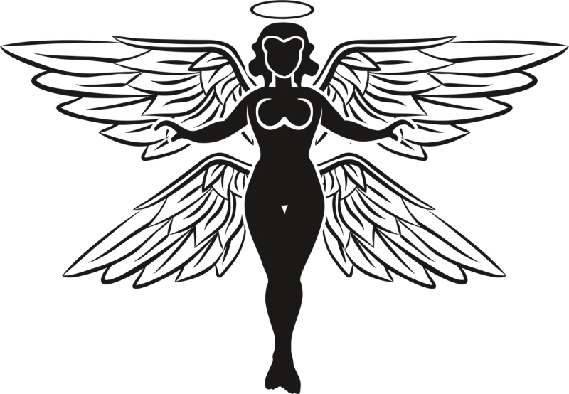 Angel The archangel Character Stickdatei – Weihnachten