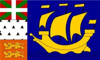 Saint pierre Flag French Stickdatei – Fahrzeuge