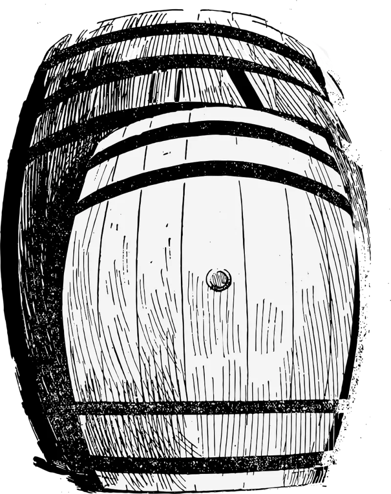 Whiskey Barrel Wine Stickdatei – Essen & Trinken