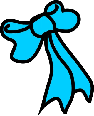 Bow Blue Christmas Stickdatei