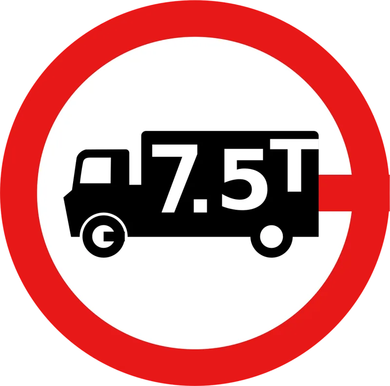 Traffic Signs Lorry Stickdatei – Fahrzeuge