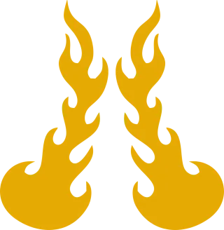 Flames Flame Fire Stickdatei – Fahrzeuge