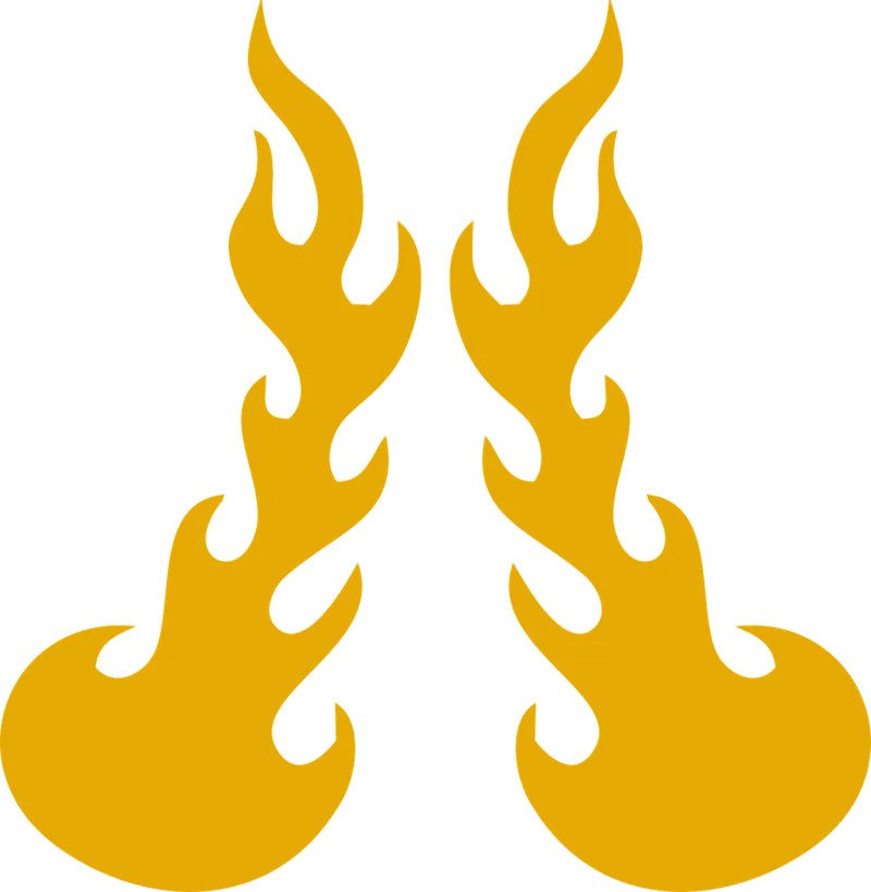 Flames Flame Fire Stickdatei – Fahrzeuge