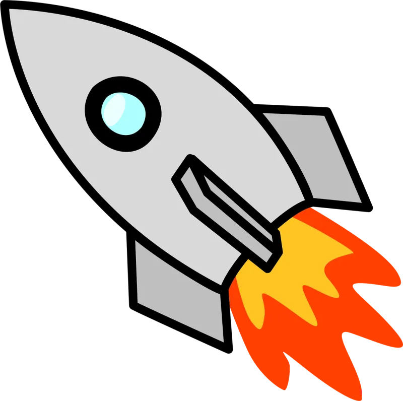 Spaceship Rocket ship Launch Stickdatei – Kinder