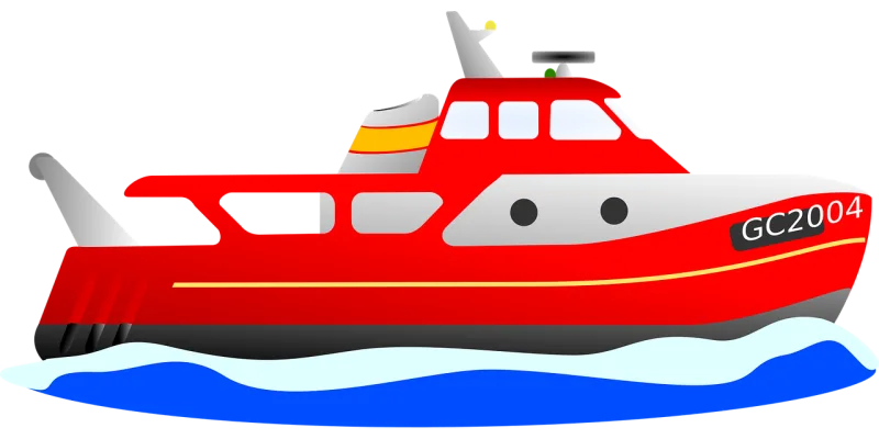 Trawler Boat Vehicle Stickdatei – Fahrzeuge