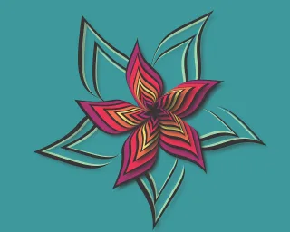 Flower Abstract Flower background Stickdatei