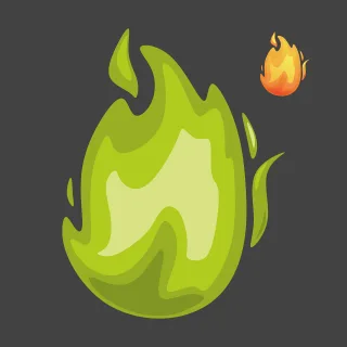 Flame Drawing Fiery Stickdatei